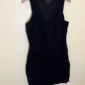 Cynthia Steffe Black Sleeveless V-Neck Cocktail Dress Size 12